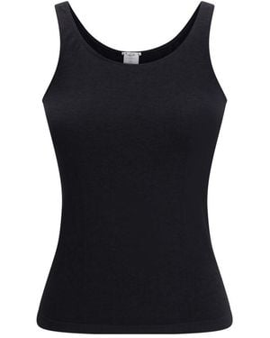Wolford Black Cotton Sleeveles T