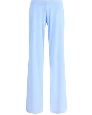 Balenciaga Bistretch Velvet Joggers - Blue