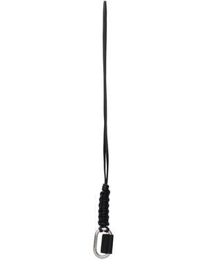 Jil Sander Leather Keychain - Metallic