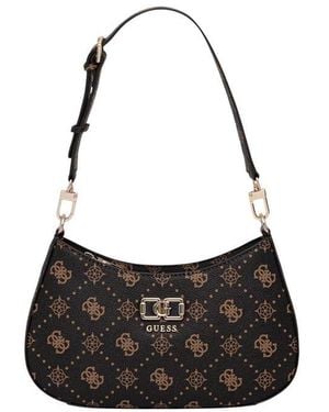 Guess Brown Polyethylene Handbag - Black