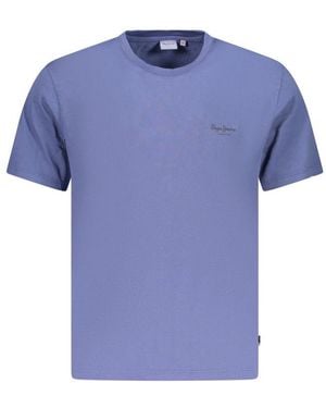 Pepe Jeans Blue Cotton Men's T