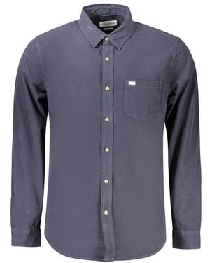 Guess Blue Cotton Men's Shirt