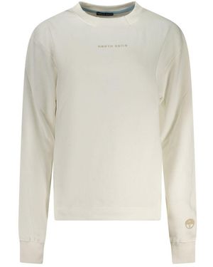 North Sails White Cotton Sweatshirt