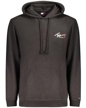 Tommy Hilfiger Black Cotton Men's Sweatshirt - Grey