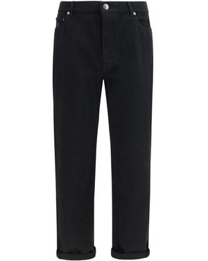 Brunello Cucinelli Black Cotton Jeans Denim