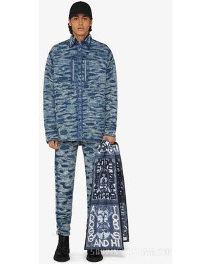 Givenchy Medium Patterned Trousers - Blue