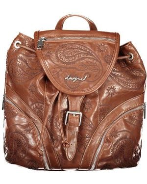 Desigual Brown Polyurethane 's Backpack