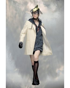 Maison Margiela White Fibres Coat - Grey