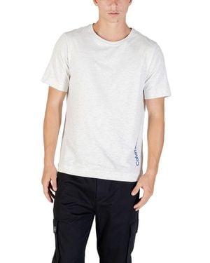 Calvin Klein Grey Cotton T - White