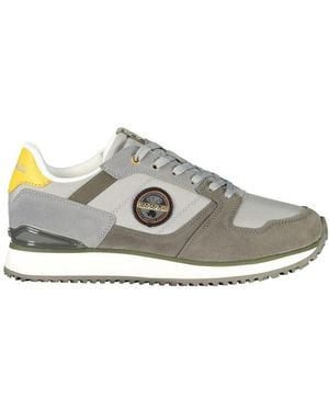 Napapijri Grey Polyester Men's Trainer