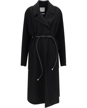 Max Mara Black Wool Oves Aries Coat