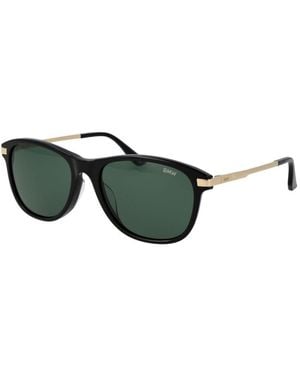 BMW Black Acetate Sunglasses - Green