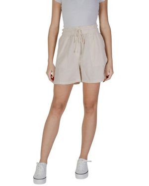 B.Young Beige Cotton Shorts - Grey