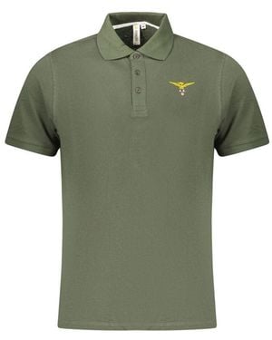 Accademia Militare Verde Cotton Men's Polo - Green