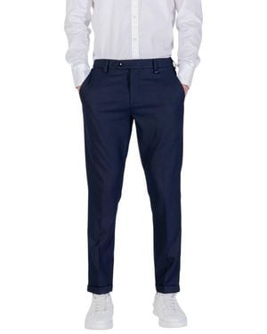 Antony Morato Blue Polyester Skinny Trousers