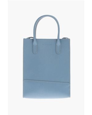 Il Bisonte Light Blue Leather Shoulder Bag