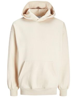 Jack & Jones Beige Cotton Jumper - Natural