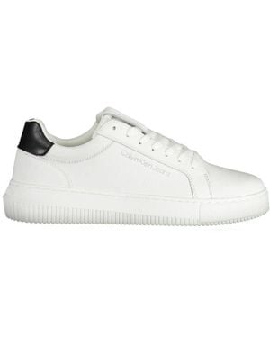 Calvin Klein White Polyester Trainer