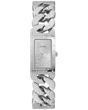 Guess Silver Stainless Steel Watch - Metallic