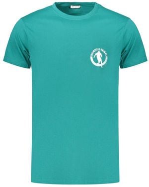 Bikkembergs Green Cotton Men's T - Blue