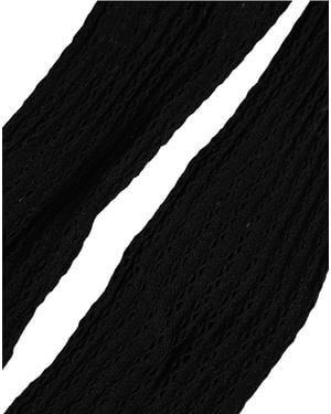 Dolce & Gabbana Black Nylon Logo Calf Long Accessory Socks