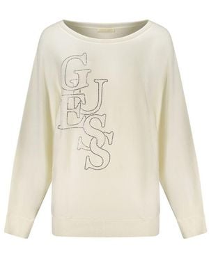 Guess Viscose Sweatshirt - Natural