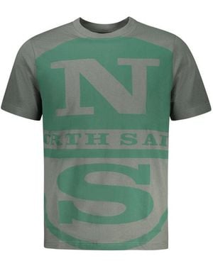 North Sails Verde Cotton Men T - Green