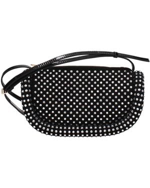 JW Anderson Black Leather Crossbody Bag
