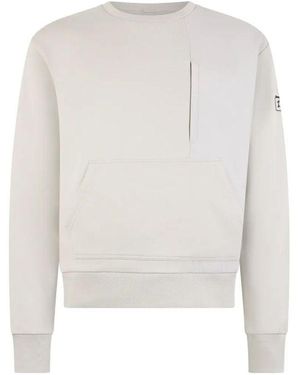 Herno Panelled-Design Sweatshirt - White