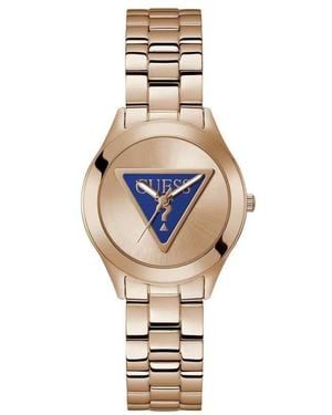 Guess Multicolor Stainless Steel Dress Watch - Metallic