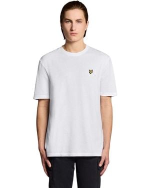 Lyle & Scott White Cotton T