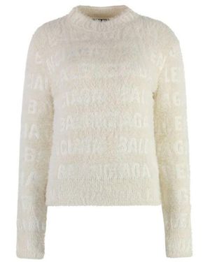 Balenciaga White Elastane Sweatshirt