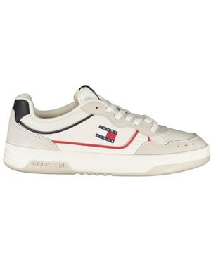 Tommy Hilfiger Leather Trainer - White