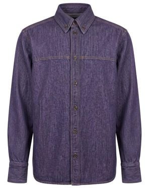 Trussardi Cotton Jacket - Blue