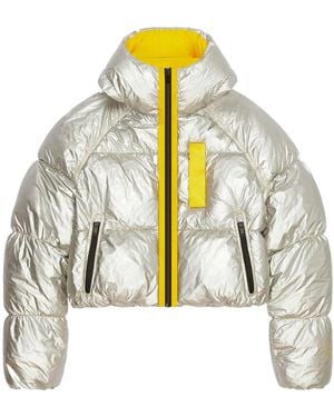 Givenchy Yellow Fibres Jackets And Coat - Metallic