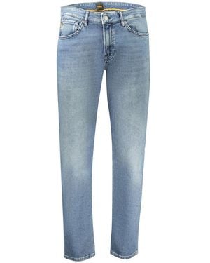 BOSS Blue Cotton Men's Regular