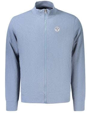 North Sails Blue Cotton Men's Sweatshirt