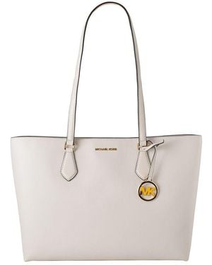 Michael Kors White Canvas Handbag