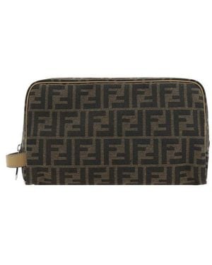 Fendi Ff Beauty Case - Black
