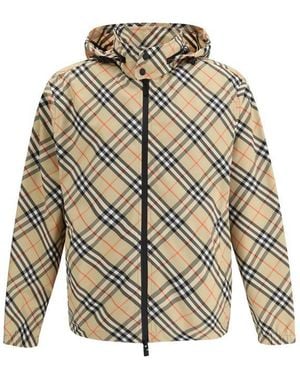 Burberry Multicolor Polyester Shell Jacket