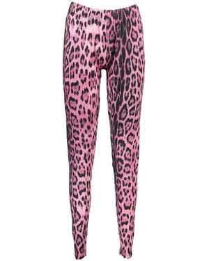Roberto Cavalli Rosa Cotton 's Legging - Red