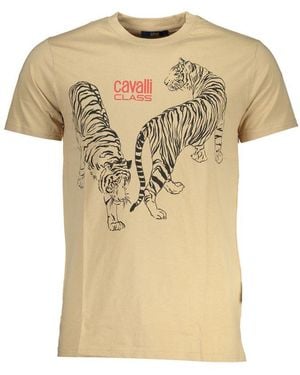 Roberto Cavalli T-Shirts - Natural