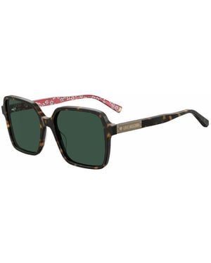 Love Moschino Brown Acetate Sunglasses - Green