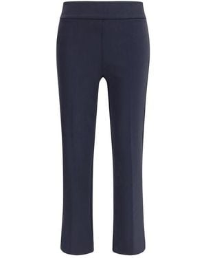 Avenue Montaigne Blue Polyamide Casual Pants