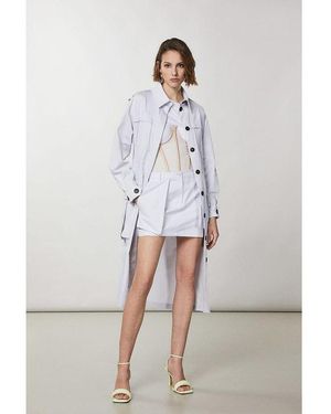 Patrizia Pepe Polyester Coat - White