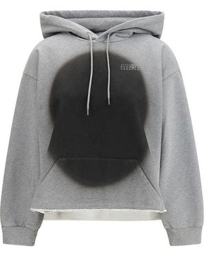 MM6 by Maison Margiela Grey Cotton Sweatshirt