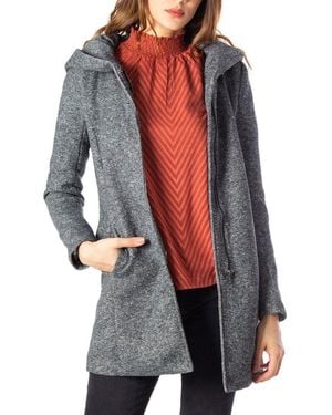 ONLY Gray Polyester Jackets & Coat