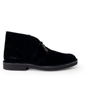 Clarks Black Leather Lace
