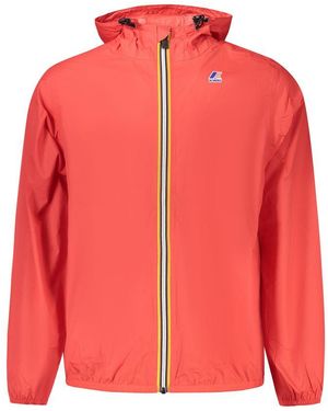 K-Way Red Polyamide Men's Jacket - Xl