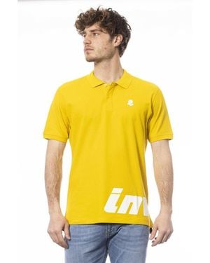 INVICTA WATCH Yellow Cotton Polo Shirt